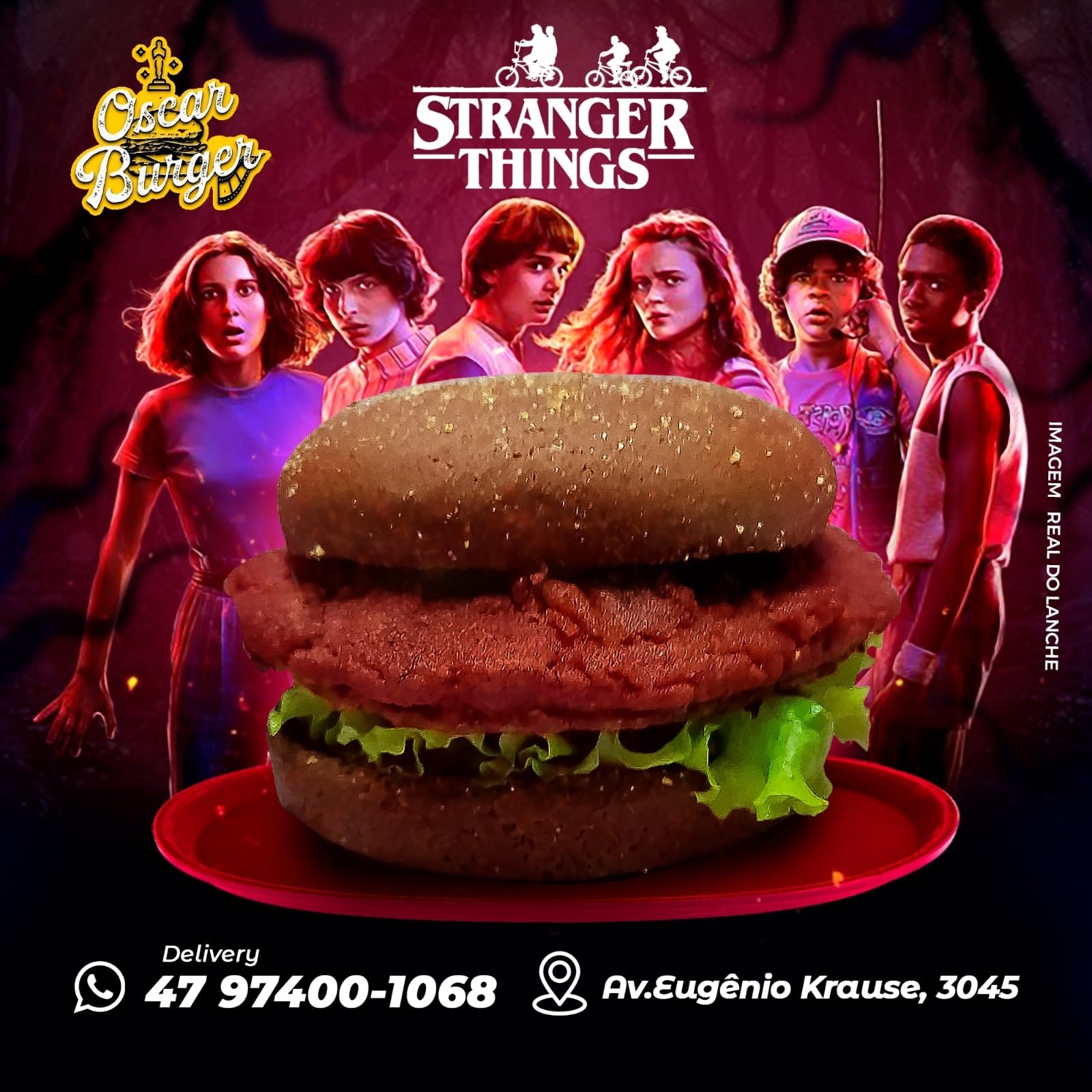 Vegan Burger - Stranger Things